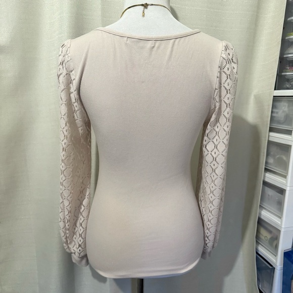 DOROSE Womens Mesh Long Sleeve Shirts Casual Blouse - Picture 3 of 6